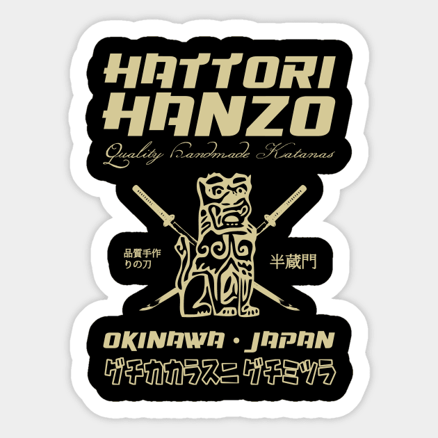 Hattori Hanzo Sticker by ramonagbrl